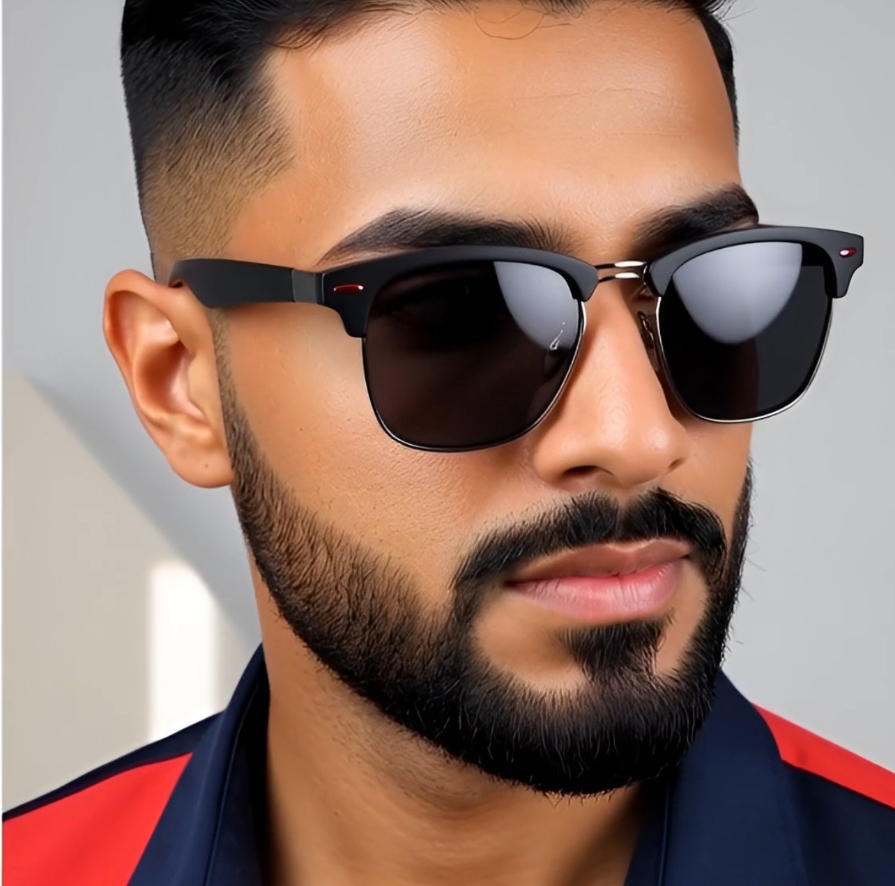 Men Sunglasses Hip Hop Street Wear Outdoor Cholo Dark Black Lens Rapper Gangster