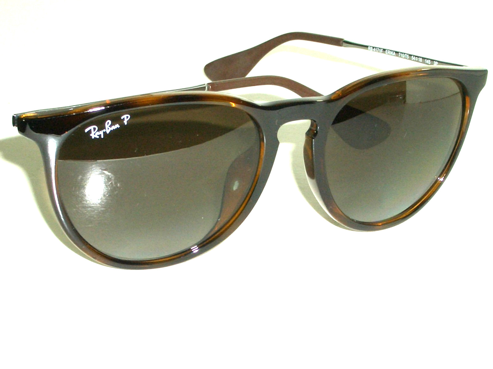RAY-BAN ERIKA RB4171 710/T5 54[]18 145 3P BROWN GRADIENT POLARIZED SUNGLASSES