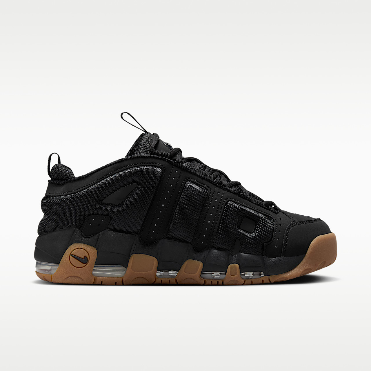 Nike Sneakers Air More Uptempo Low Black Gum FZ3055-003