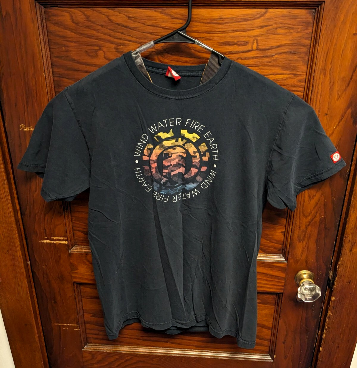 Vtg Y2K Element Skateboarding Tee Men M Graphic Grunge Rock Black Surf Print