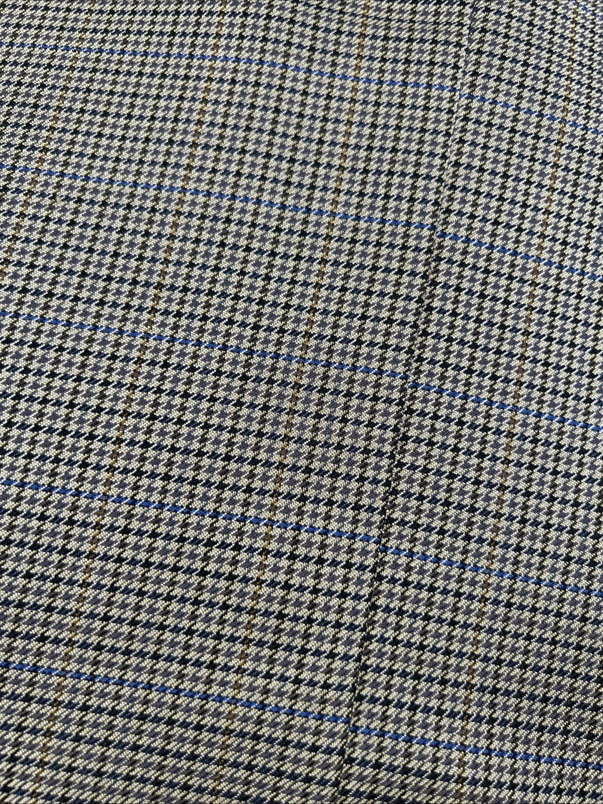 Canali Proposta Blazer Mens 58L Houndstooth Tweed Blazer Silk Wool Made In Italy