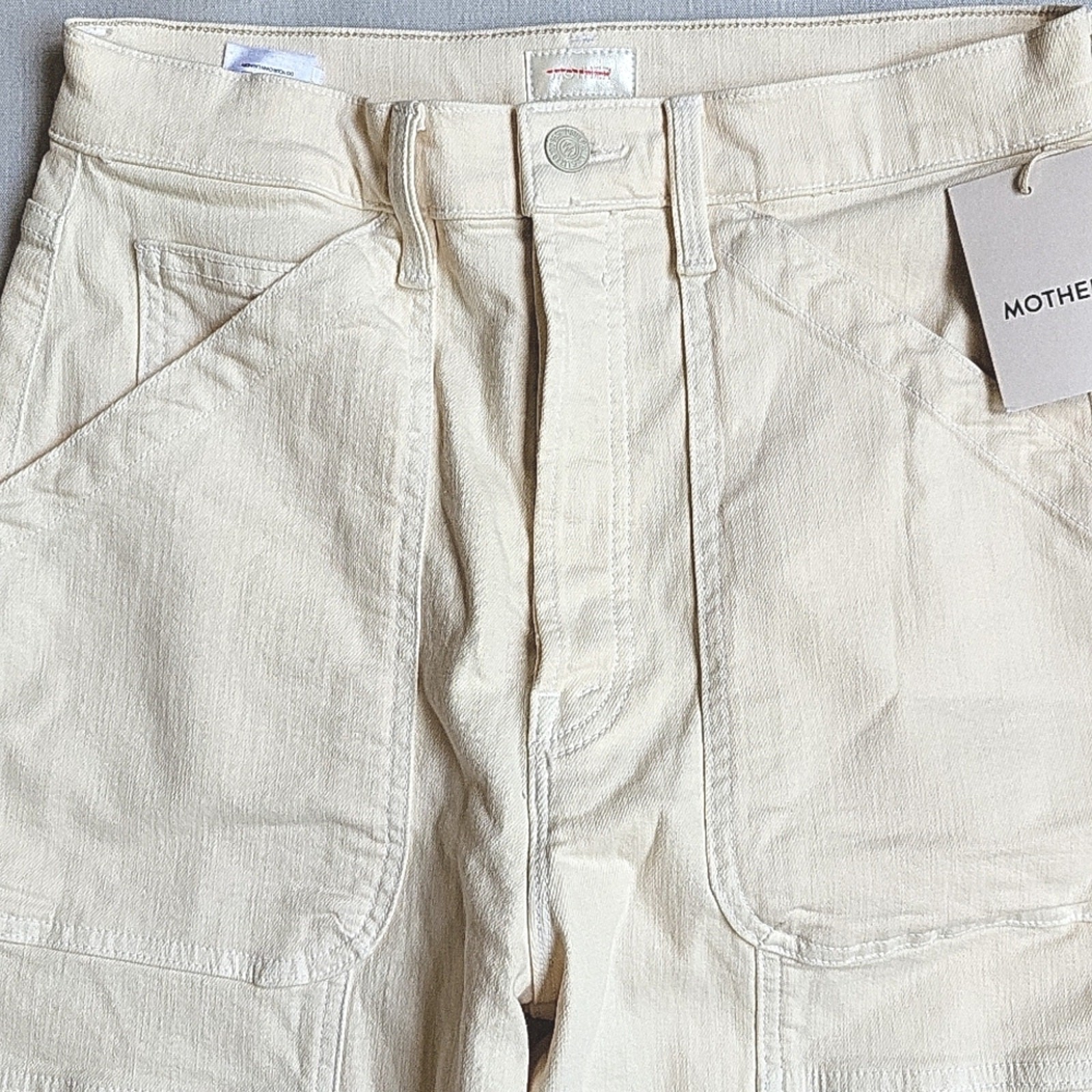 NWT$328 MOTHER Curbside Cargo Flood High-Rise Tapered Jeans 30 (8-10)