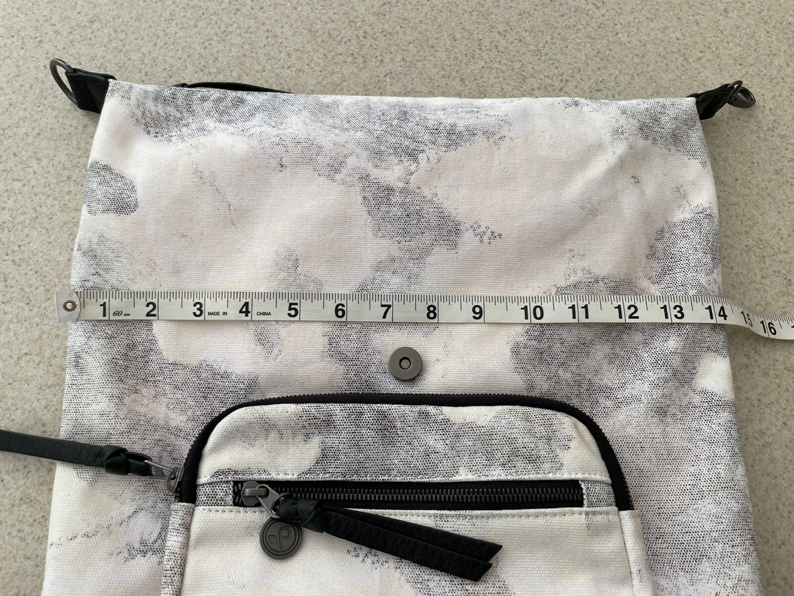 Pistil Vagabond Backpack Moonrock Print Faux Leather