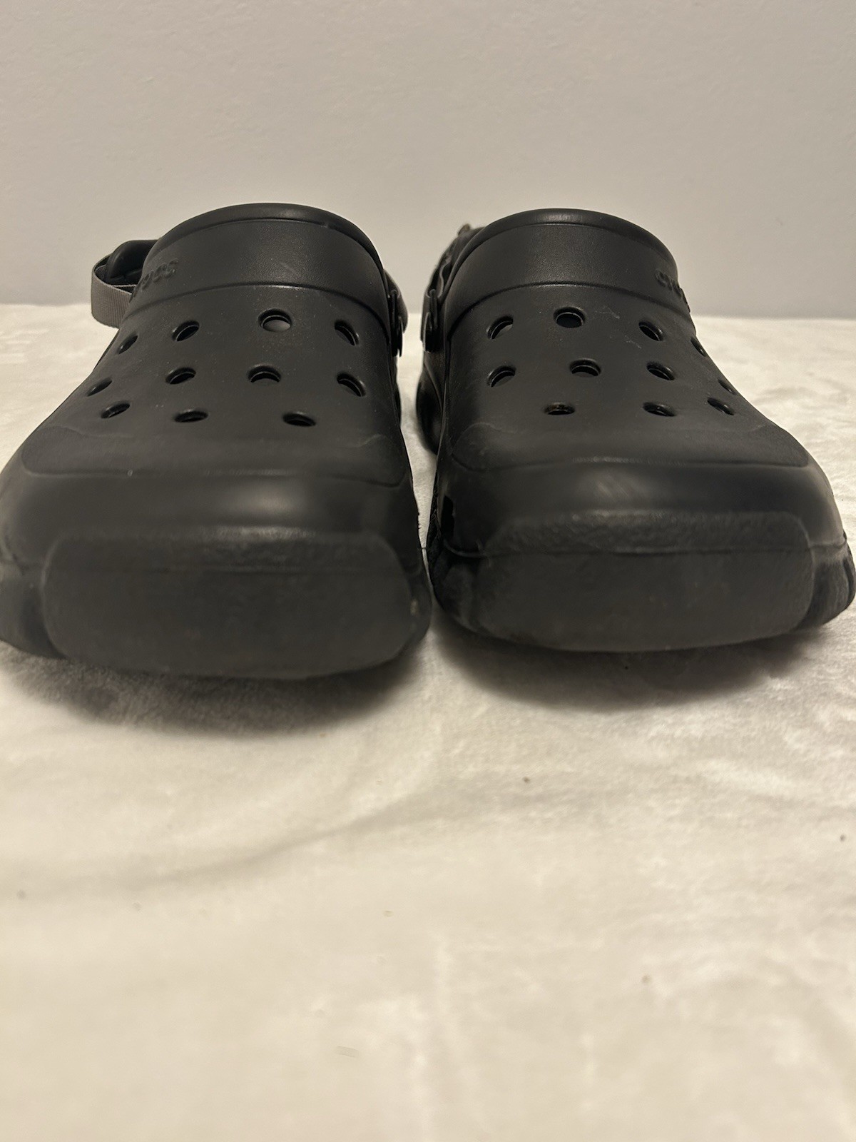 Crocs Offroad Sport Clogs Men’s Size 12 Black Slip-On Shoe Adjustable Straps