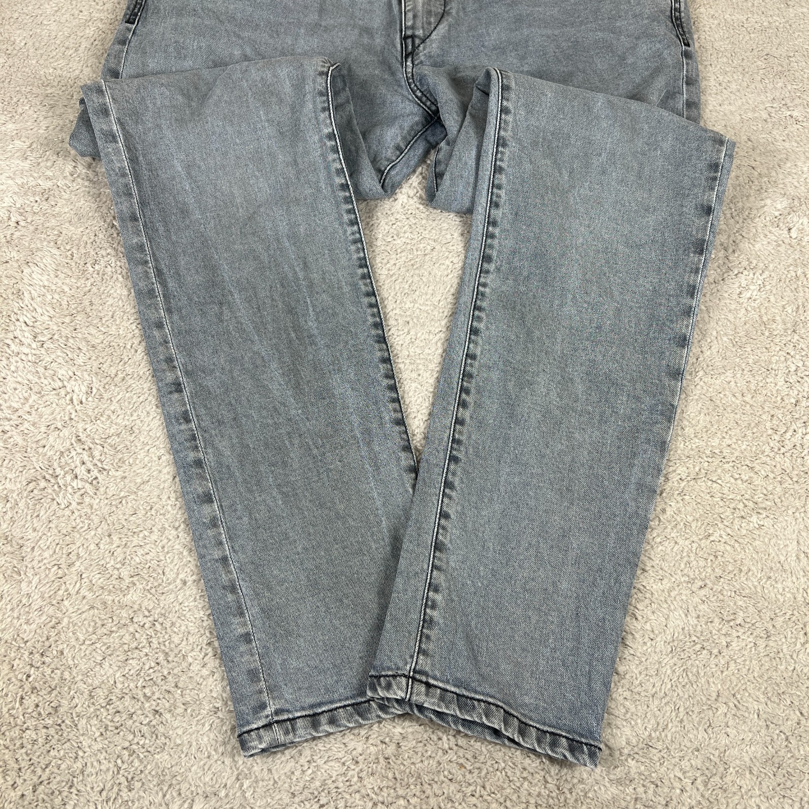 Diesel D-Strukt Slim Stretch Jeans Grey Wash W36 L32 Men’s Designer Denim