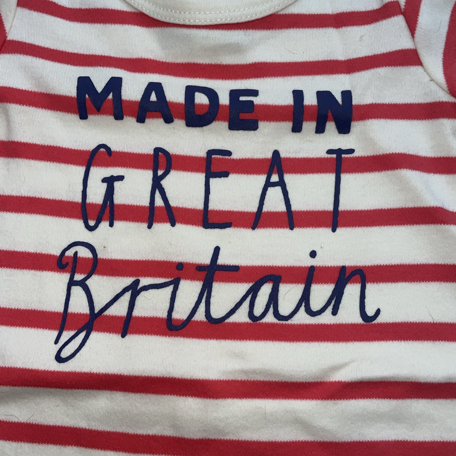 BNWT Joules Baby Liz Striped Play Suit/Summer Romper Age 9-12 months.rrp £17.95