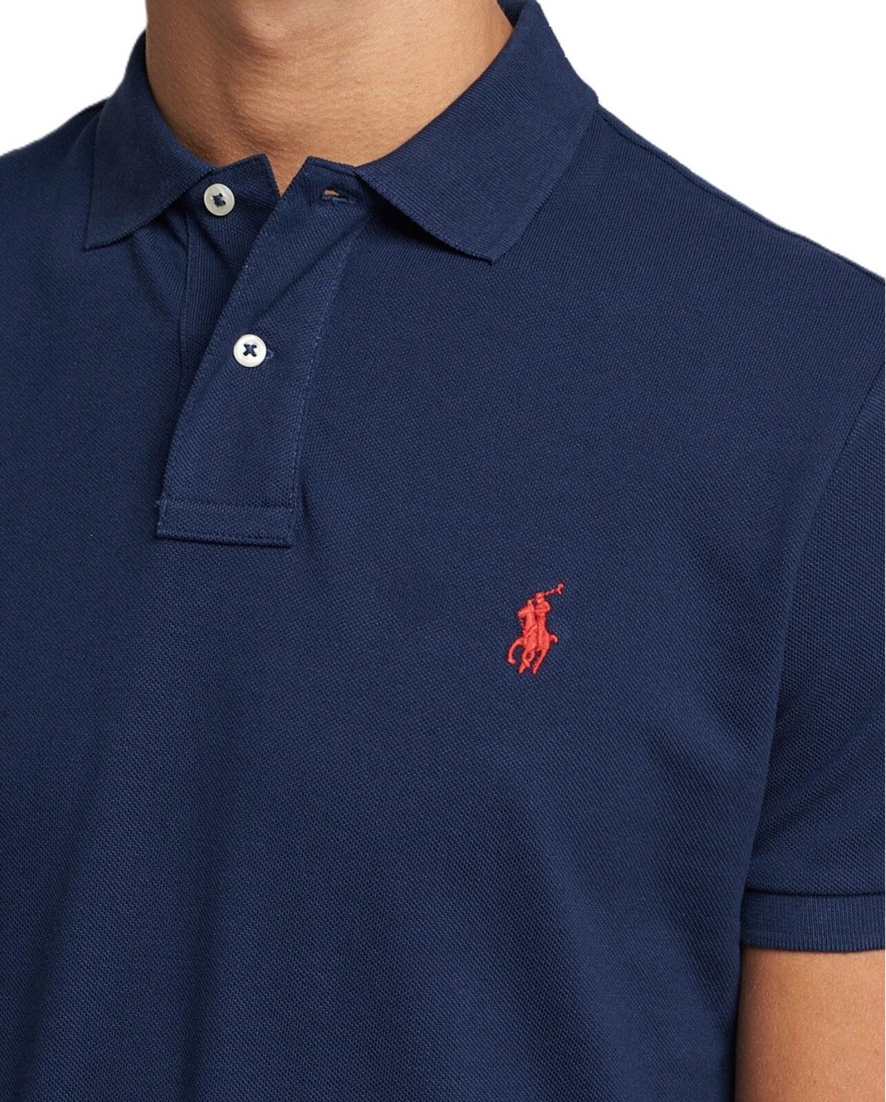 *NWT – POLO RALPH LAUREN Mens Classic Fit Mesh Polo Shirt – NAVY : S – XXL