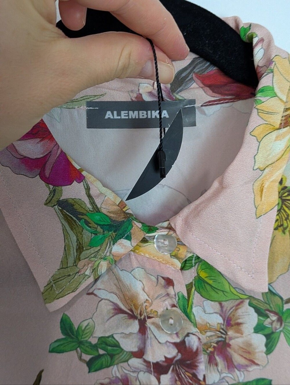 NEW Alembika Floral Maxi Dress Size 2/8-10 Lagenlook Artsy Summer Vacation