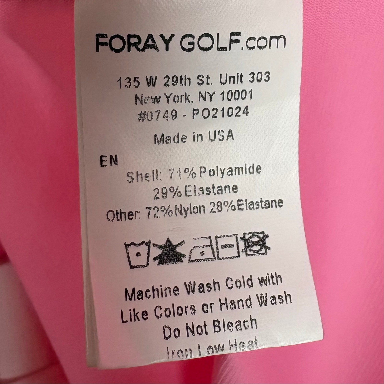 Foray Elastic Wide Waistband Skort A-Line Built In Shorts Sachet Pink Size Small
