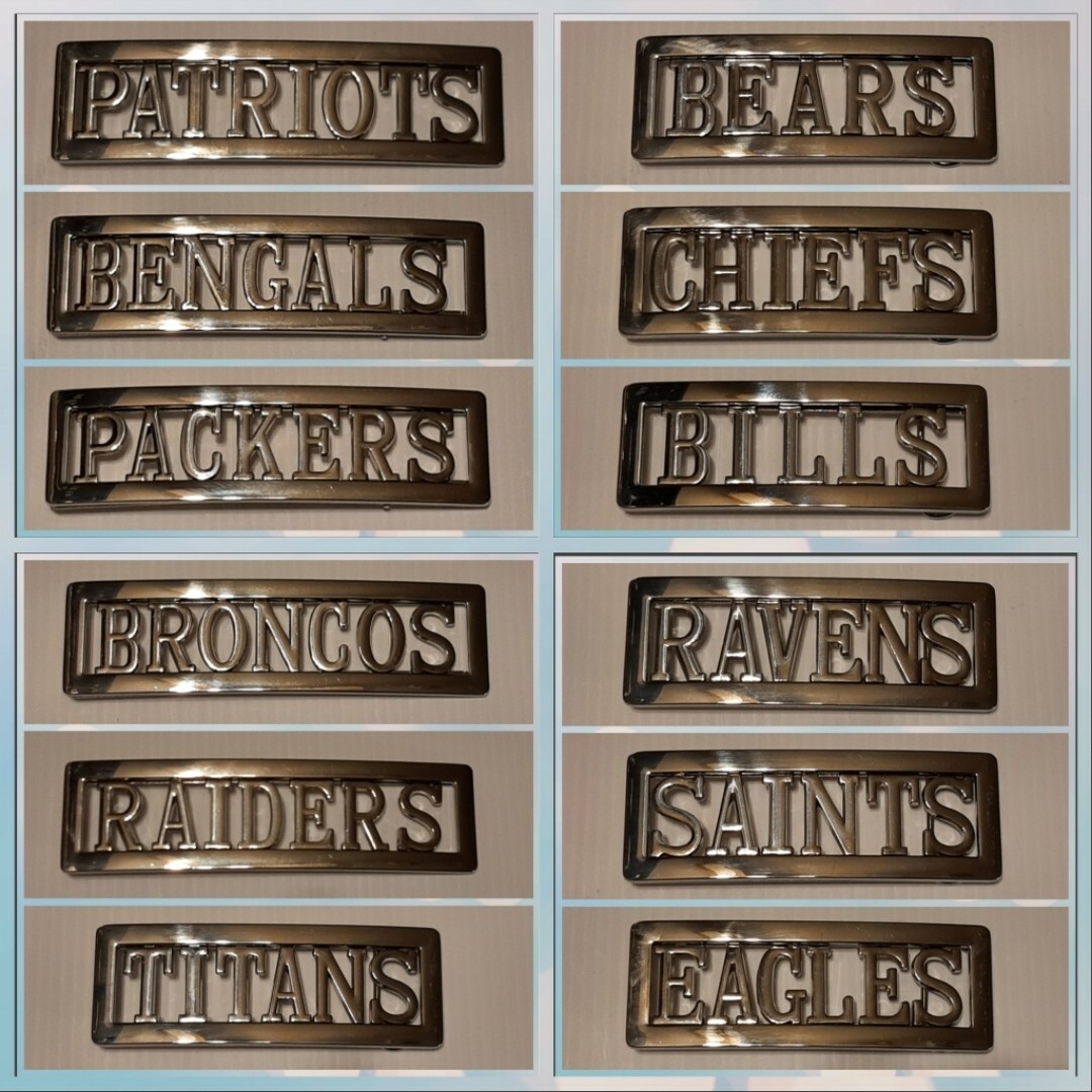 Personalized Custom Name Metal Belt Buckle -Put your name / word or# on a Buckle