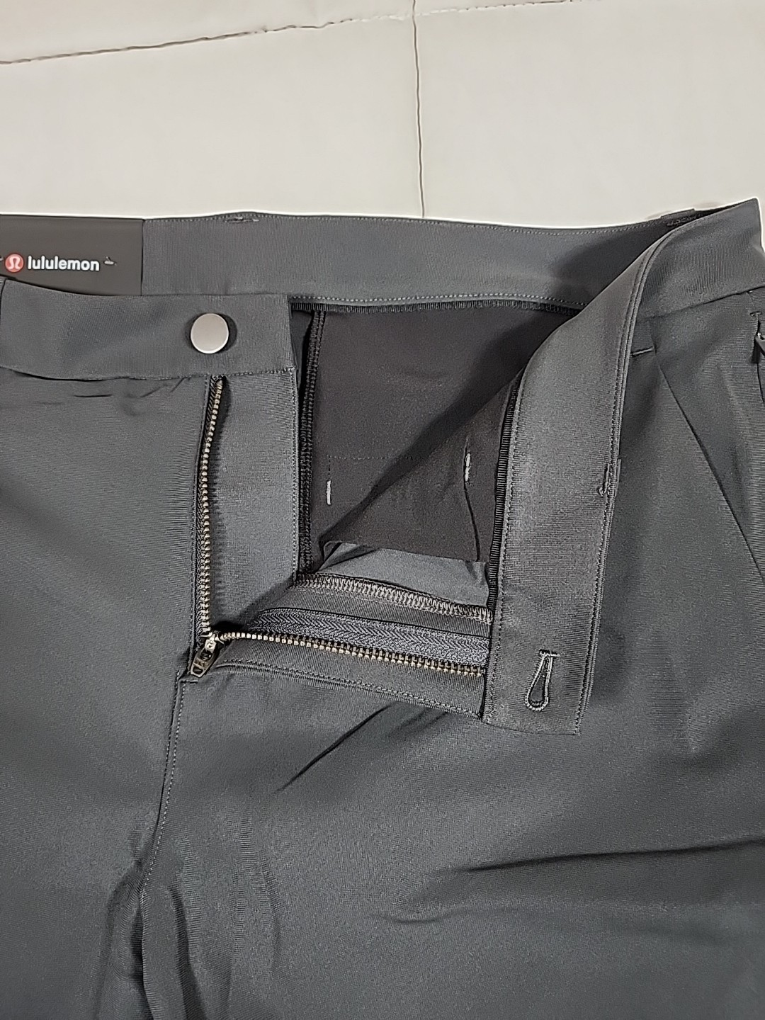 38×32 Lululemon ABC Trouser Classic Fit Warpstreme Men’s Pants Color Obsidian