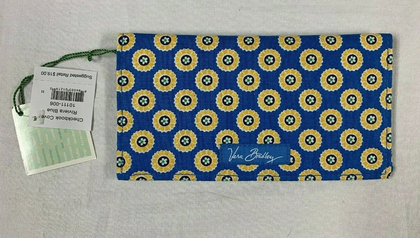 Vera Bradley NWT Riviera Blue: Cool Keeper, Cosmetic Bags, Eyeglass Or Checkbook