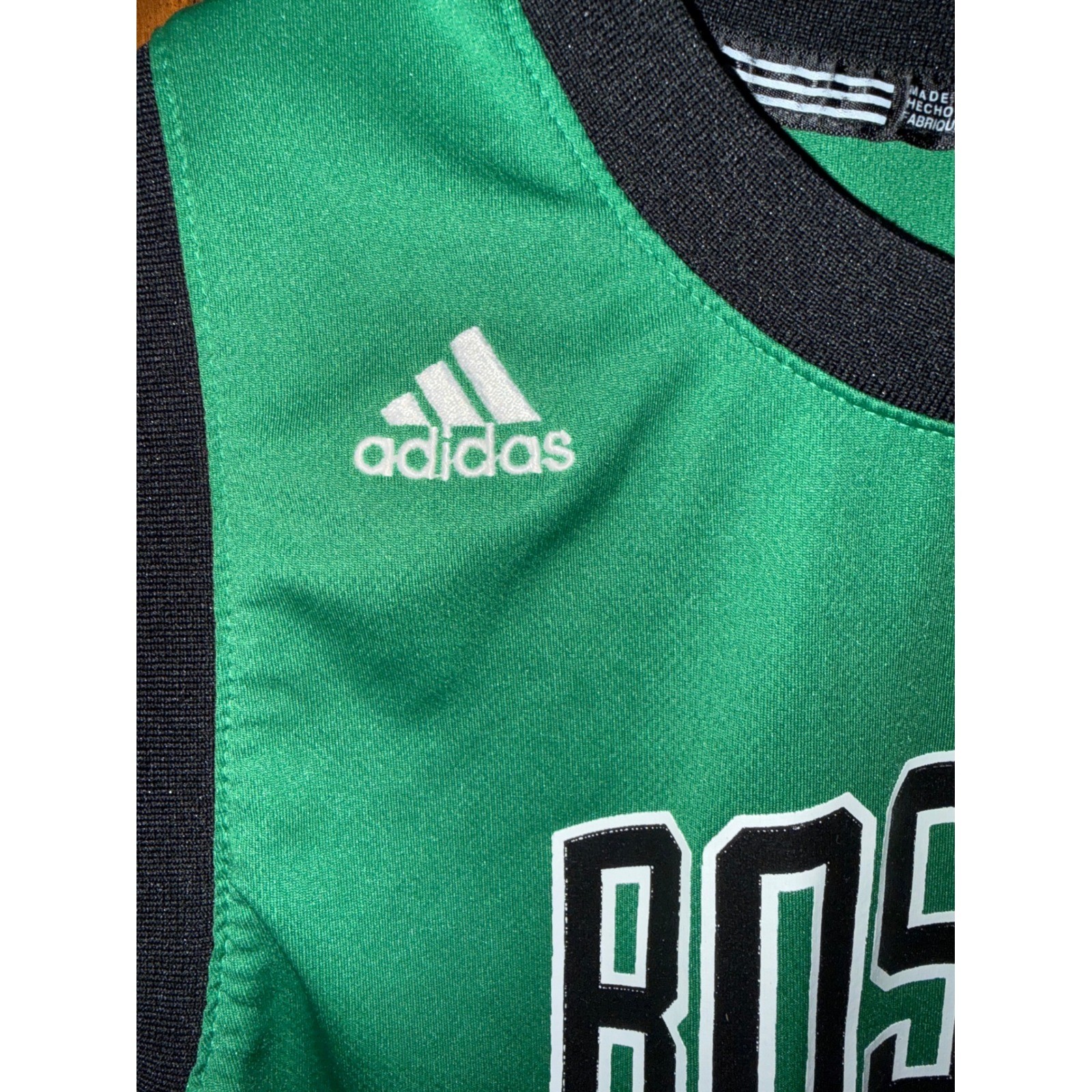 Adidas Kevin Garnett Boston Celtics NBA Jersey Youth Medium Green Black #5