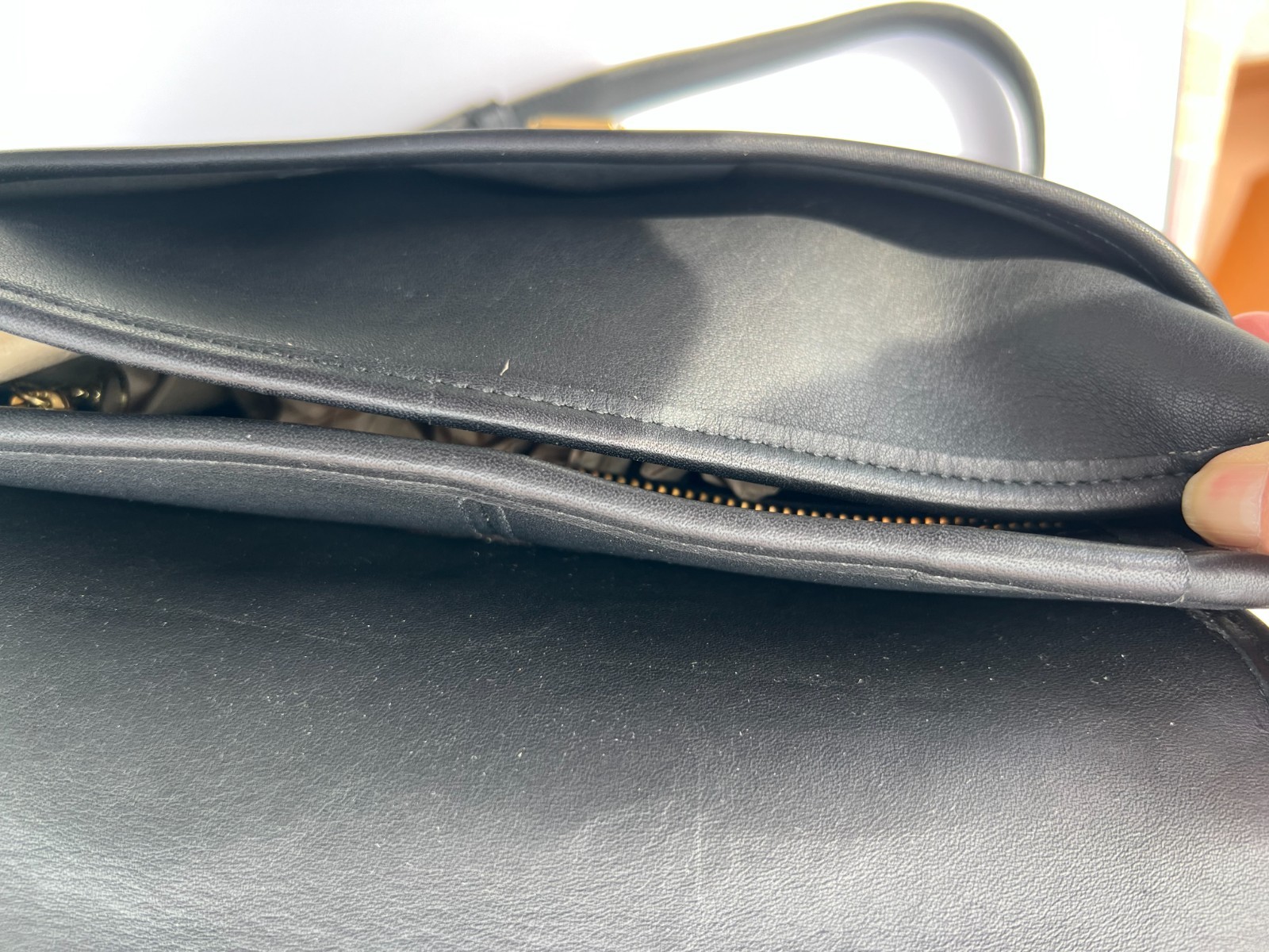 Vintage Coach Jackson Bucket Bag in black, style #9912 from the Camden Classics