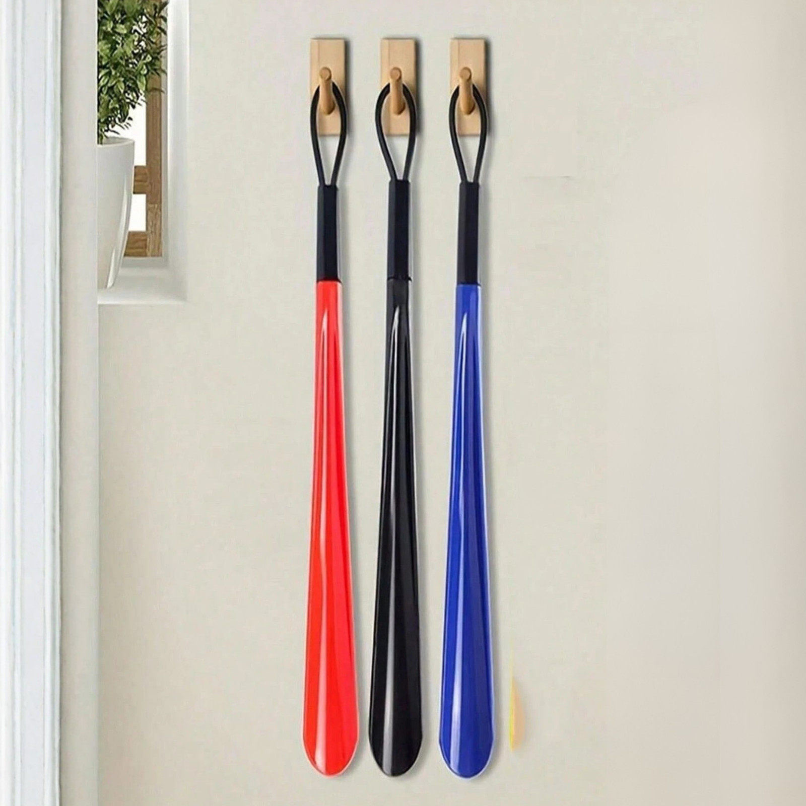 Long Handle Shoe Horn 18In Long Easy Shoe Helper Dressing Aid Senior Comfort US