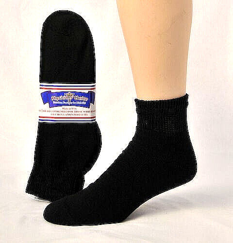 FREE SHIP 6 Pairs Womens Physicians Choice Diabetic Ankle Socks USA Made – Lot