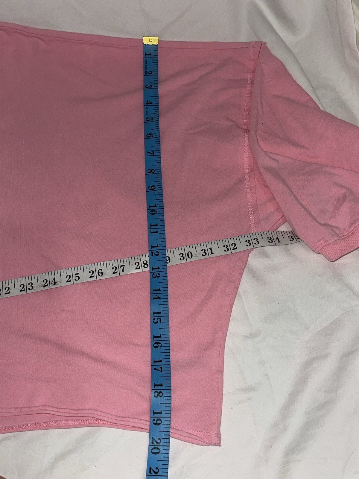 JoyLab Pink Solid Knit Crew Neck Dolman Long Sleeve Cropped Top Stretch XL