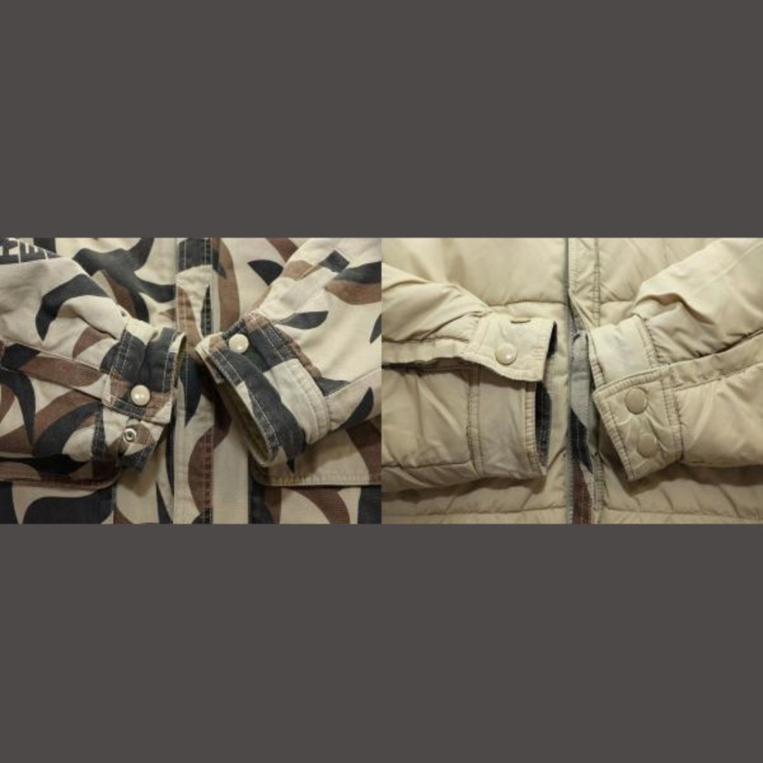 Supreme 19aw Reversible Puppy Work Jacket M Tribal Pattern Beige 【Brand Used b4d