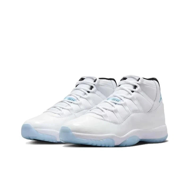 Nike Air Jordan 11 Retro Legend Blue CT8012-104 White Patent Leather Shoes