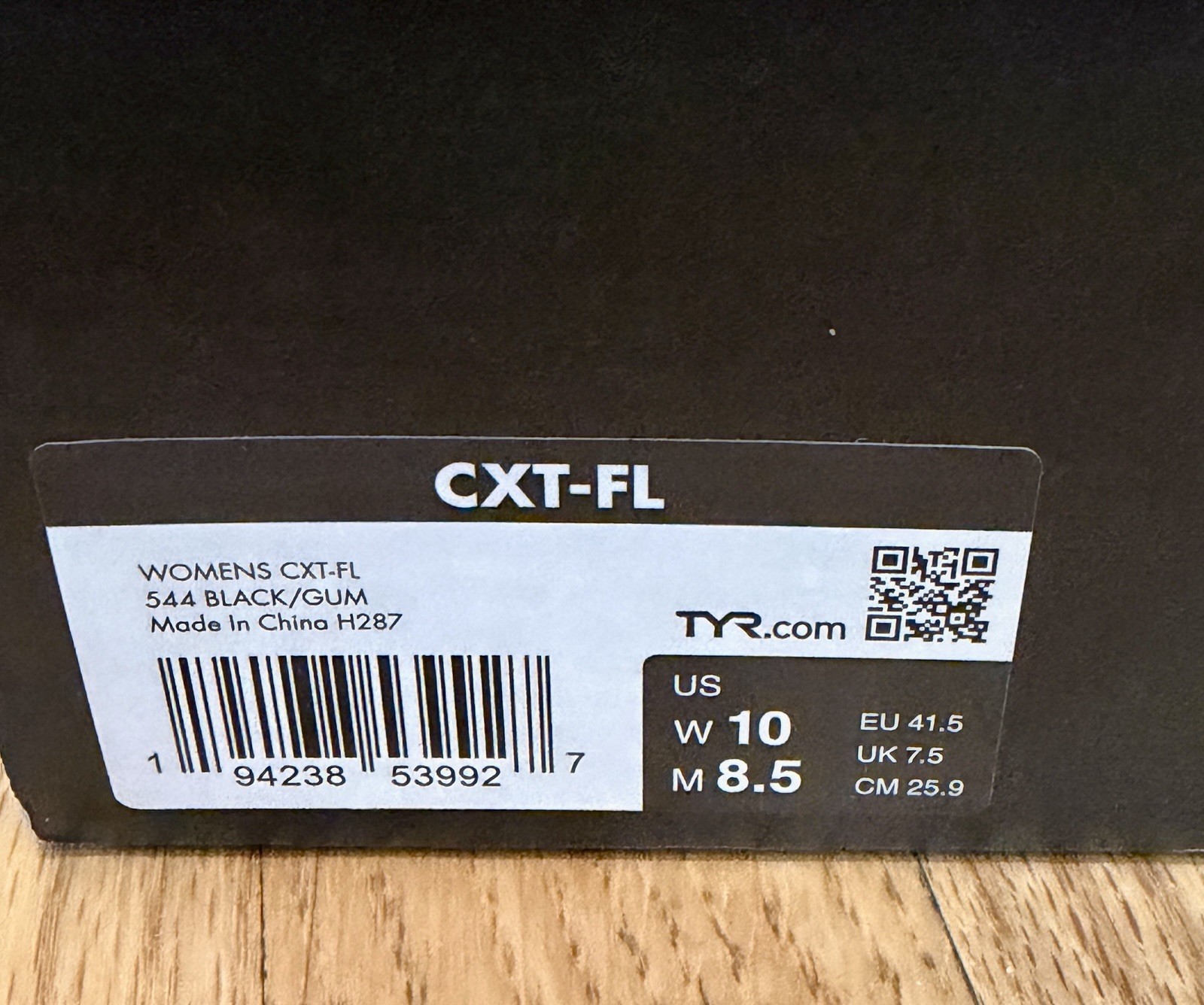 TYR CXT-FL Women’s Gym & Training Sneakers Black/Gum Low Top Lace-Up