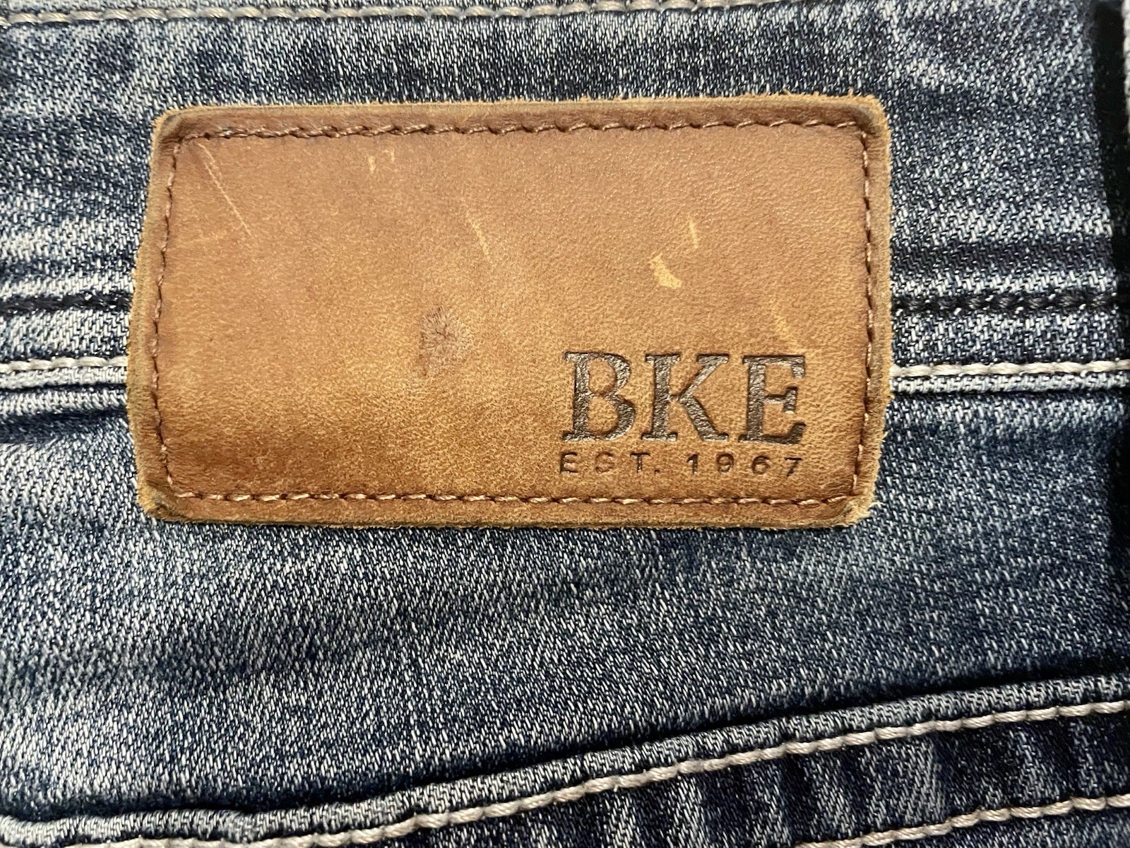 BKE BUCKLE Jean Men 30×32 Blue Wash ALEC Straight Leg Regular Fit Stretch Cowboy