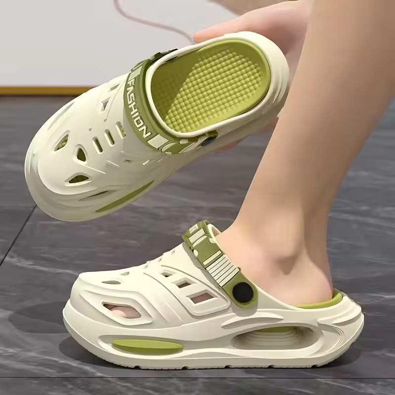 arch support anti-slip breathable soft sole clogs slippers wear-resistance shoes