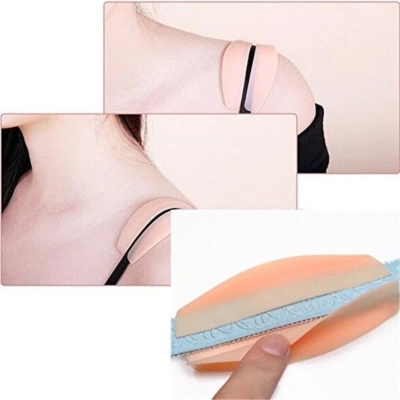 6X Silicone Bra Strap Cushions Holder Non-Slip Shoulder Protectors Rubber Pads