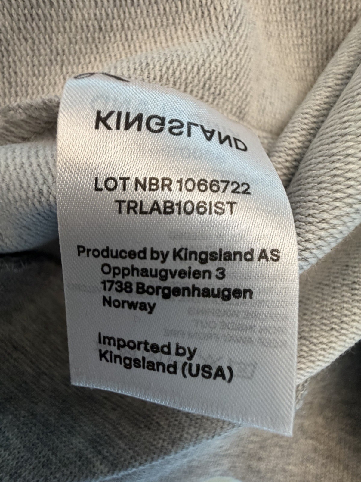 Kingsland Winter Equestrian Festival Pullover Sweatshirt Grey Crewneck Women’s M