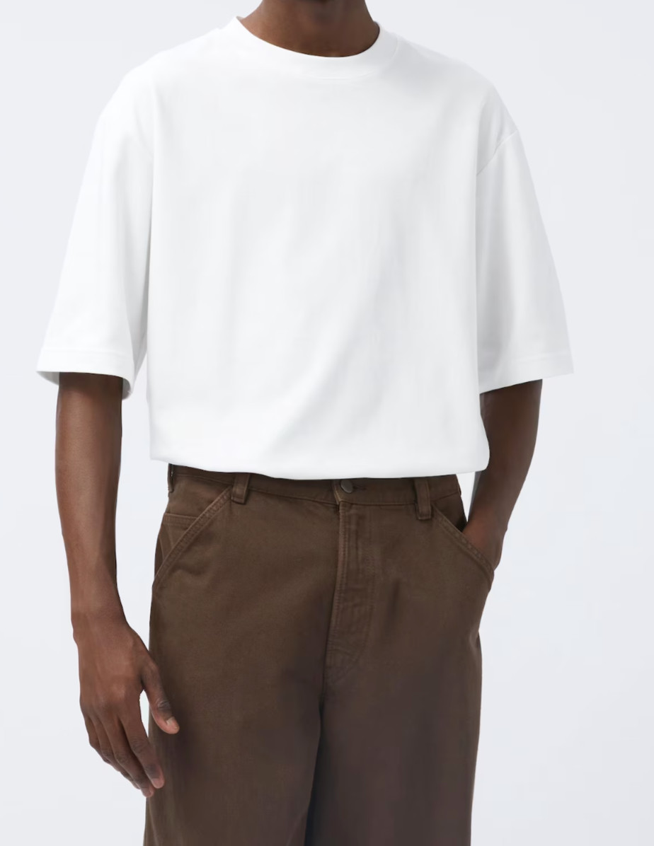 UNIQLO U AIRism Cotton Oversized Crew Neck Half-Sleeve T-Shirt S-XL Japan