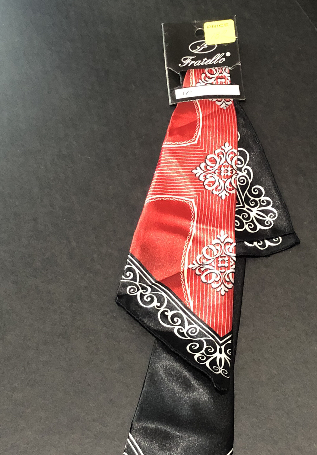 Fratello Men’s Tie Hanky Set MUTI COLOR 100% Polyester NWT