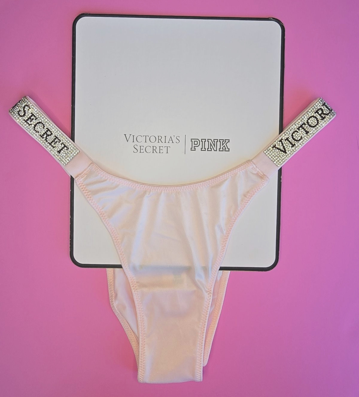 Victoria’s Secret Shine Strap Brazilian Bling Panty Rhinestone All Sizes