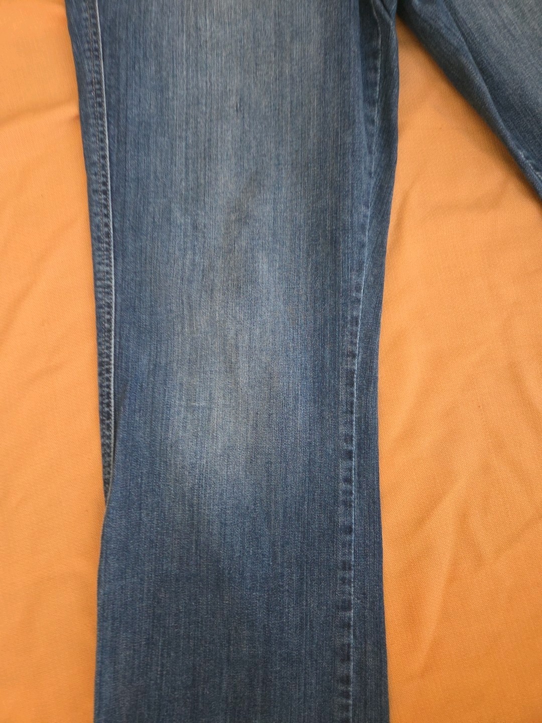 Calvin Klein Women’s Jeans Lean Boot Size 32 14 Button Flap Back Pockets