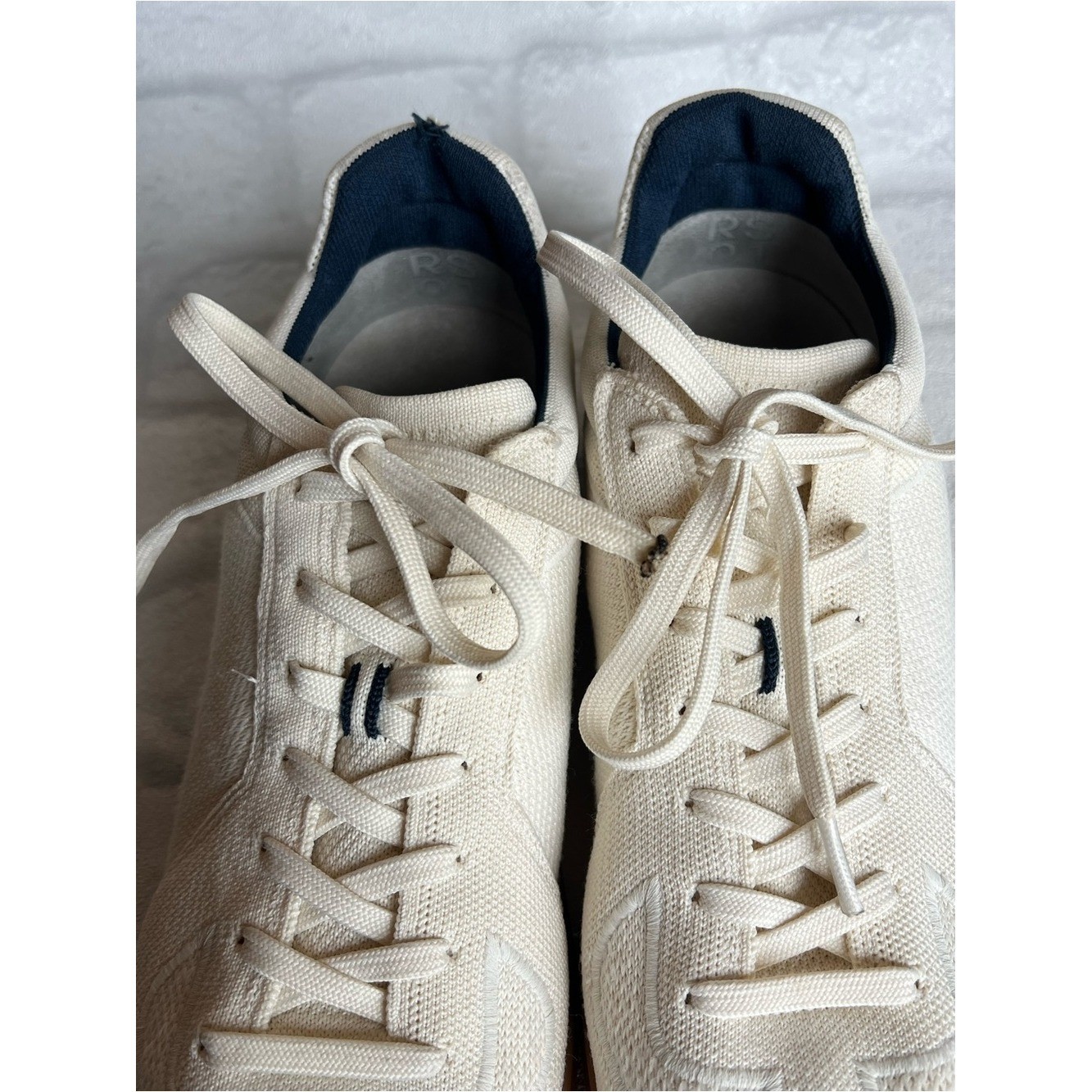 Rothy’s Men’s RS01 Sneakers in Bone athleisure quiet luxury preppy