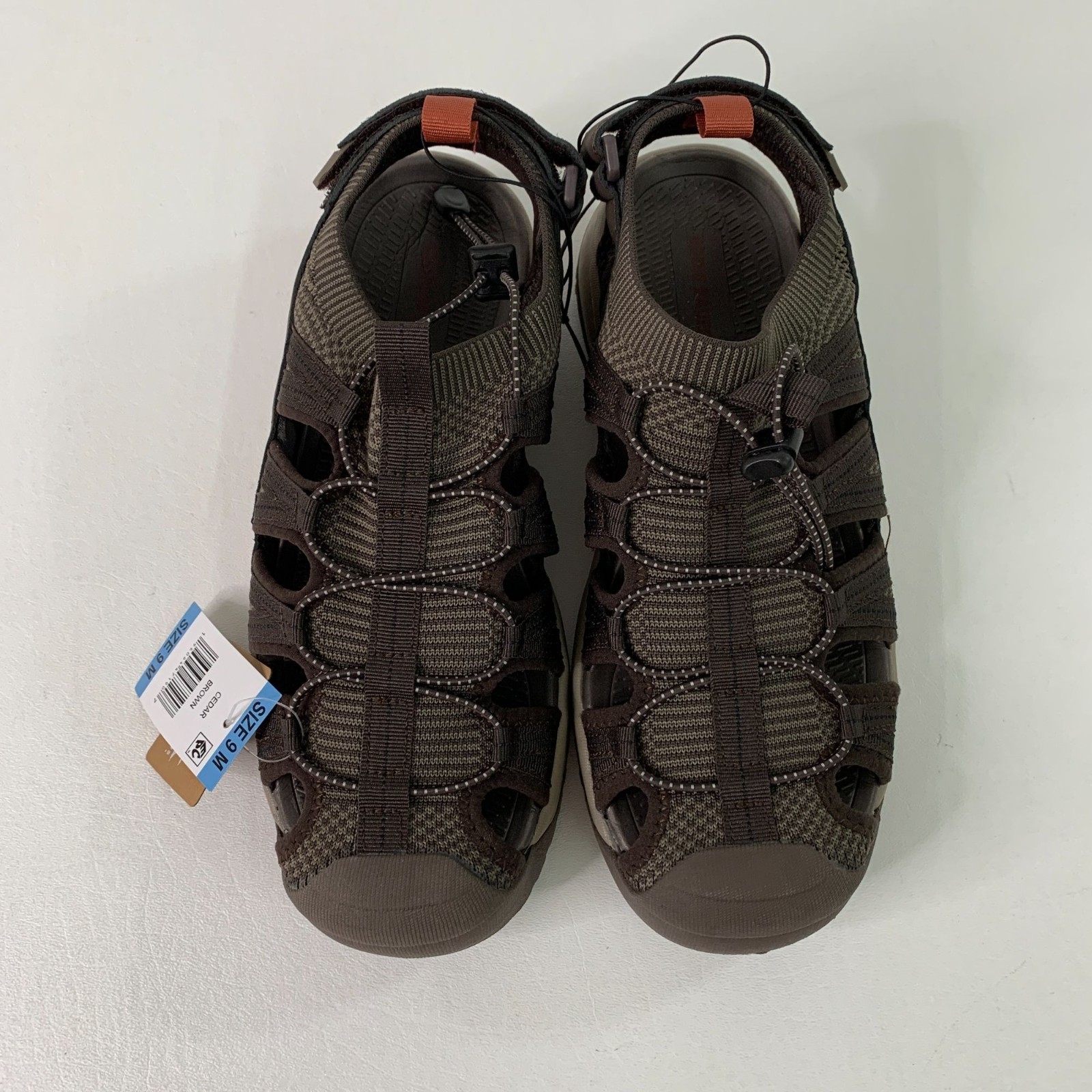 Eddie Bauer Men’s Shoes 9 Fisherman Water Sandals Brown 9M NEW