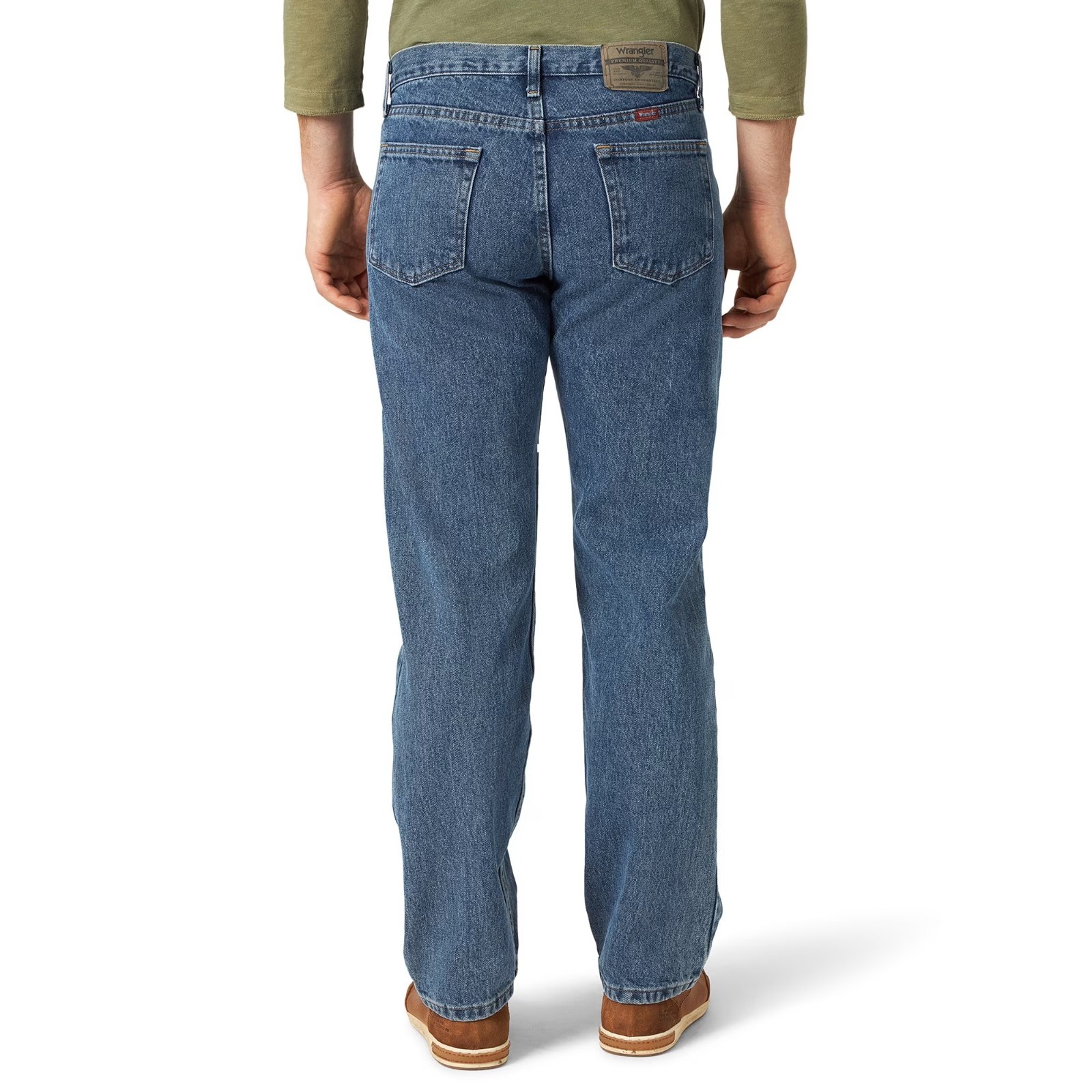 Wrangler Men’s Relaxed Fit Jeans Vintage Wash Denim 100% Cotton Size W29 x L32