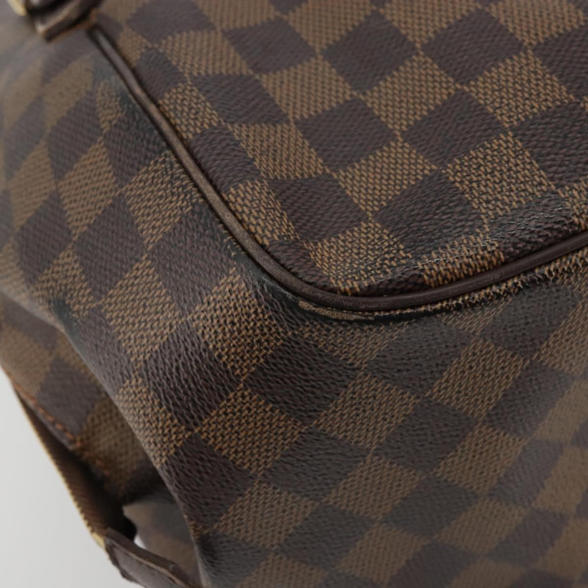 LOUIS VUITTON Damier Ebene Belem MM Hand Bag N51174 LV Auth BA12741