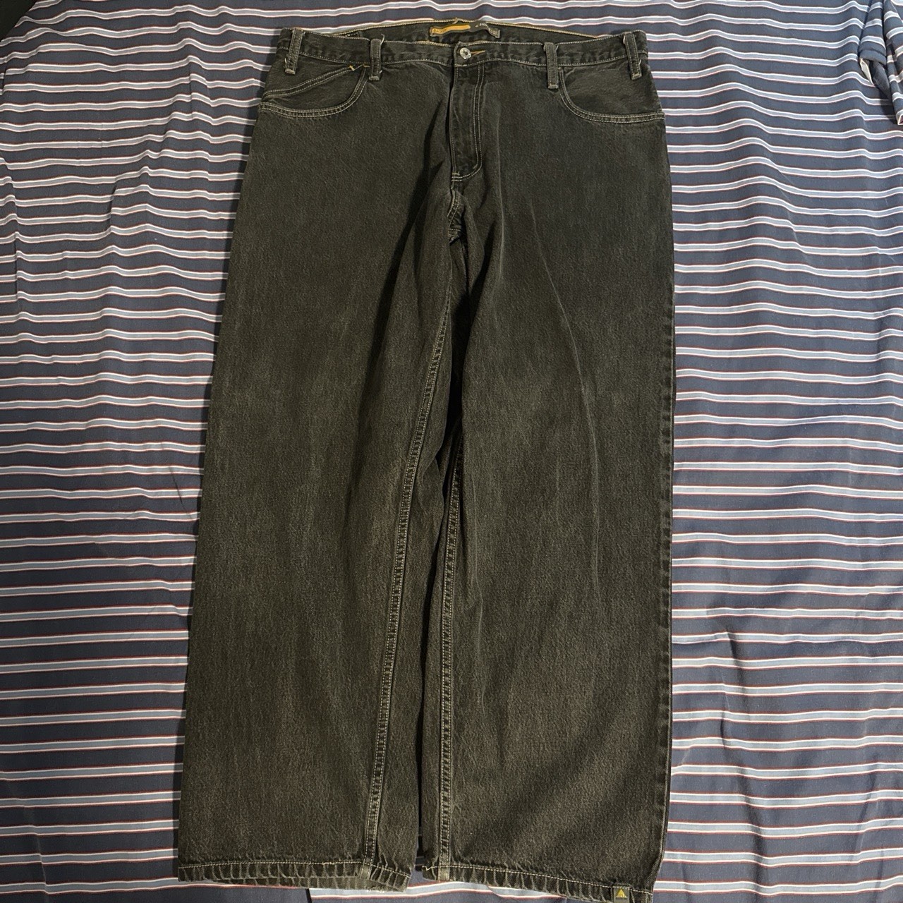 Vintage Levi’s SilverTab Baggy Jeans Mens 40×32 Black Faded 90s Skate Grunge Y2K