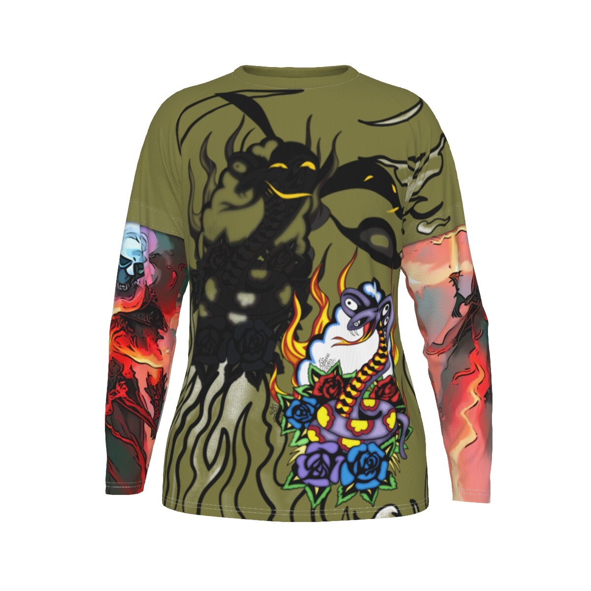 Stefon Costume Shirt With Simulated Double Sleeves