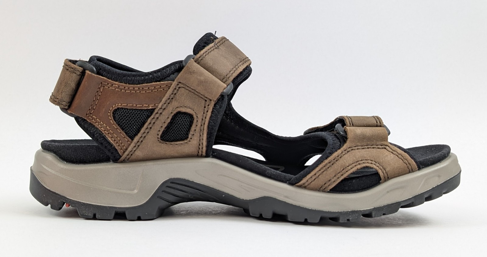 ECCO Offroad Yucatan Sandals Men’s Brown/Black Hiking Shoes Size 40 US 6-6.5