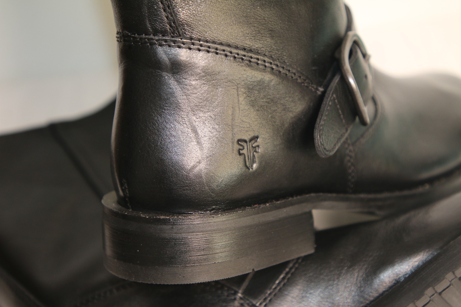 Frye FR42130M Veronica Leather Boots Sz 7.5M Black #3170
