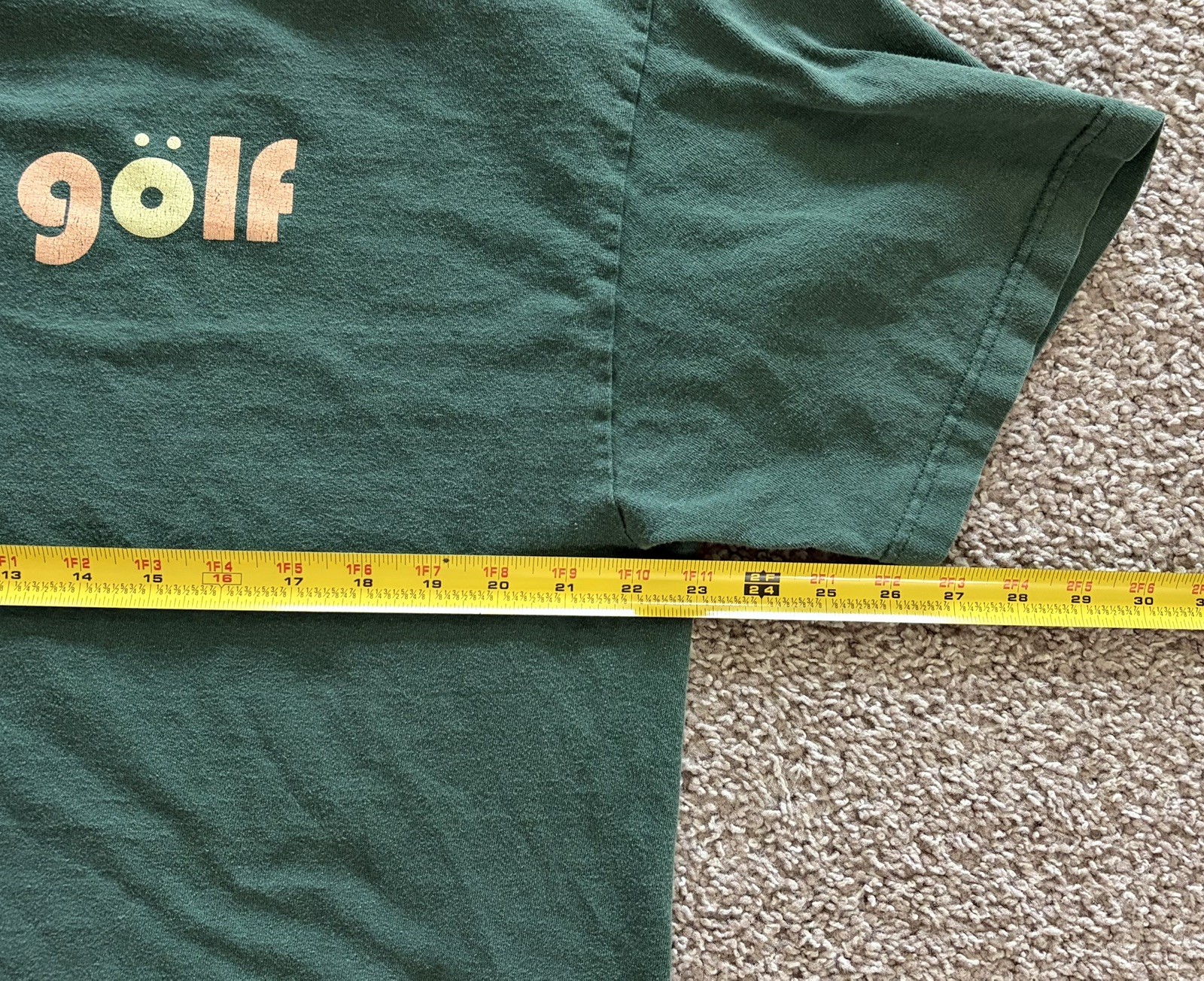 Golf Wang Tyler The Creator T-Shirt Mens XL Green Streetwear Logo Tee
