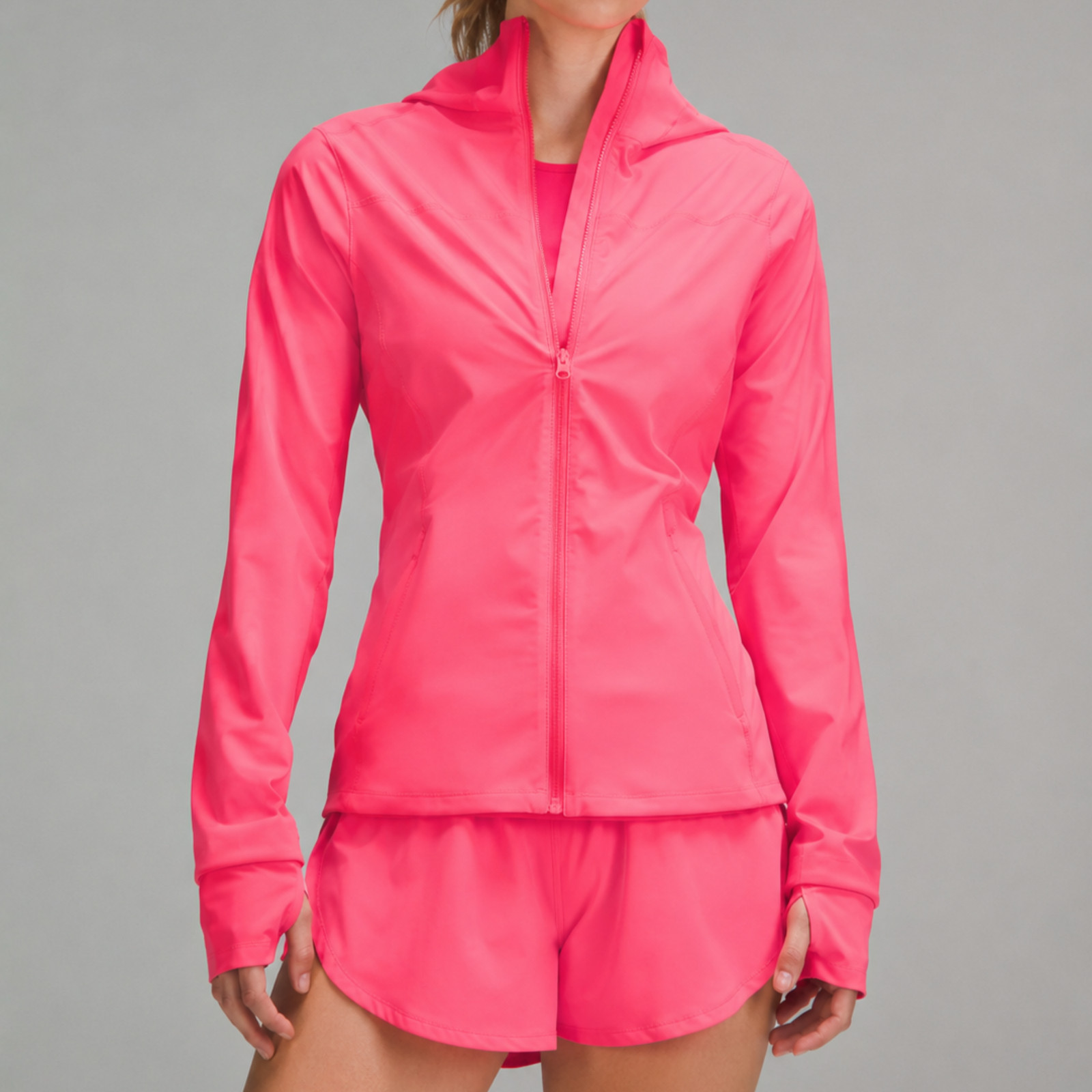 Lululemon Mist Over Windbreaker Jacket Size”6 Glaze Pink Brand New
