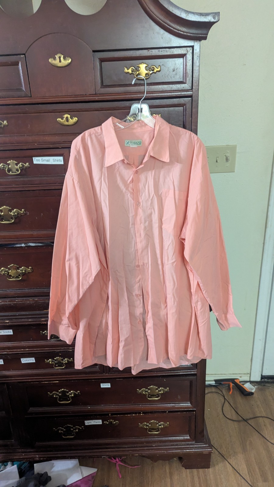Large Lot MENS BUTTON DOWN DRESS SHIRTS 4XL 20×34/35/36/37/38/39 22×35 SOLID