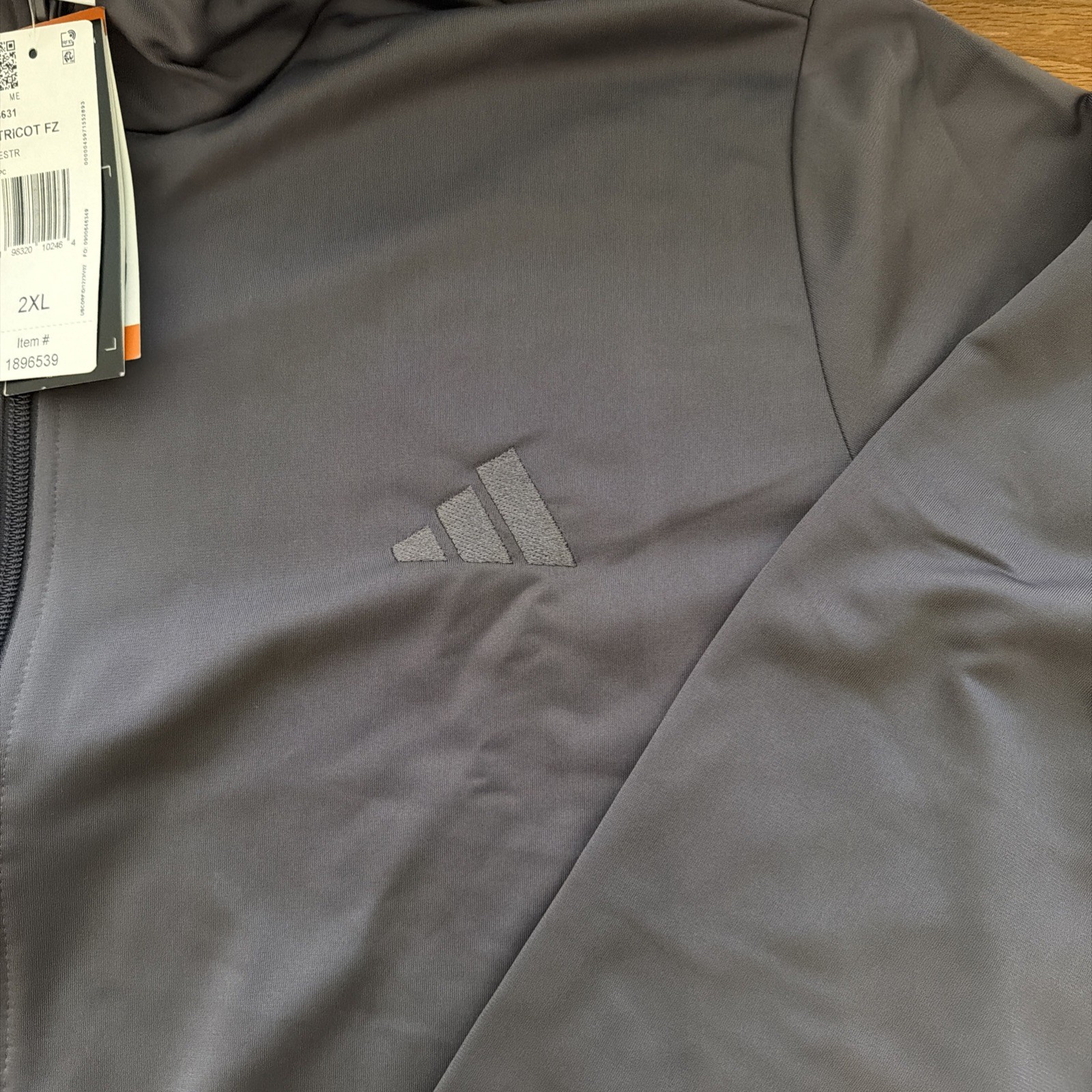 Adidas Tricot Full Zip Jacket 2XL Gray / GRESTR – KD 3631