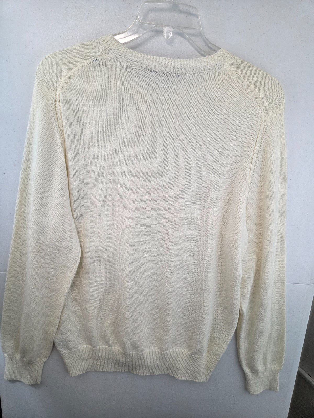 J.Mclaughlin Rodrick Linen-Blend Sweater in Egret White NWT $178