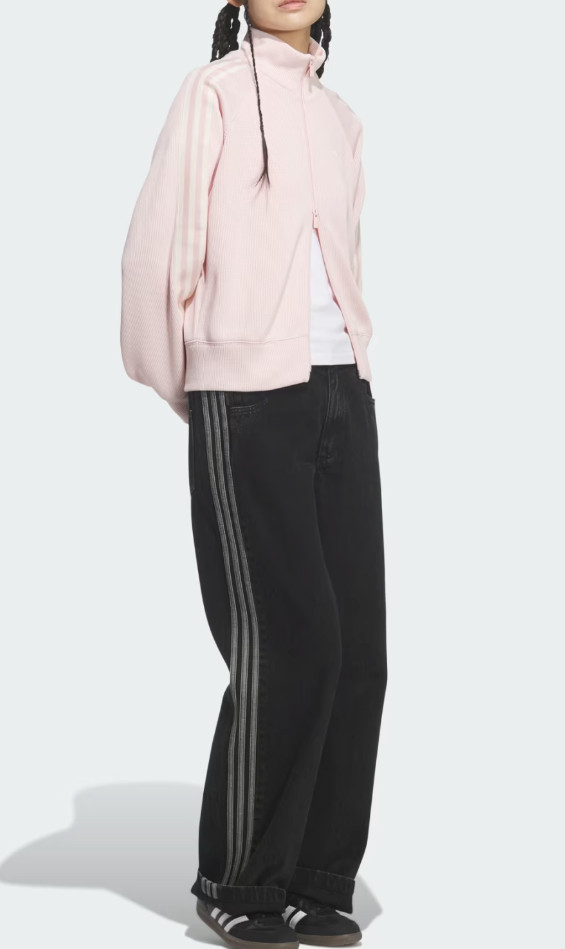 adidas Originals Knit Balloon Track Top Women’s Lifestyle Jacket AsiaFit KQ5489