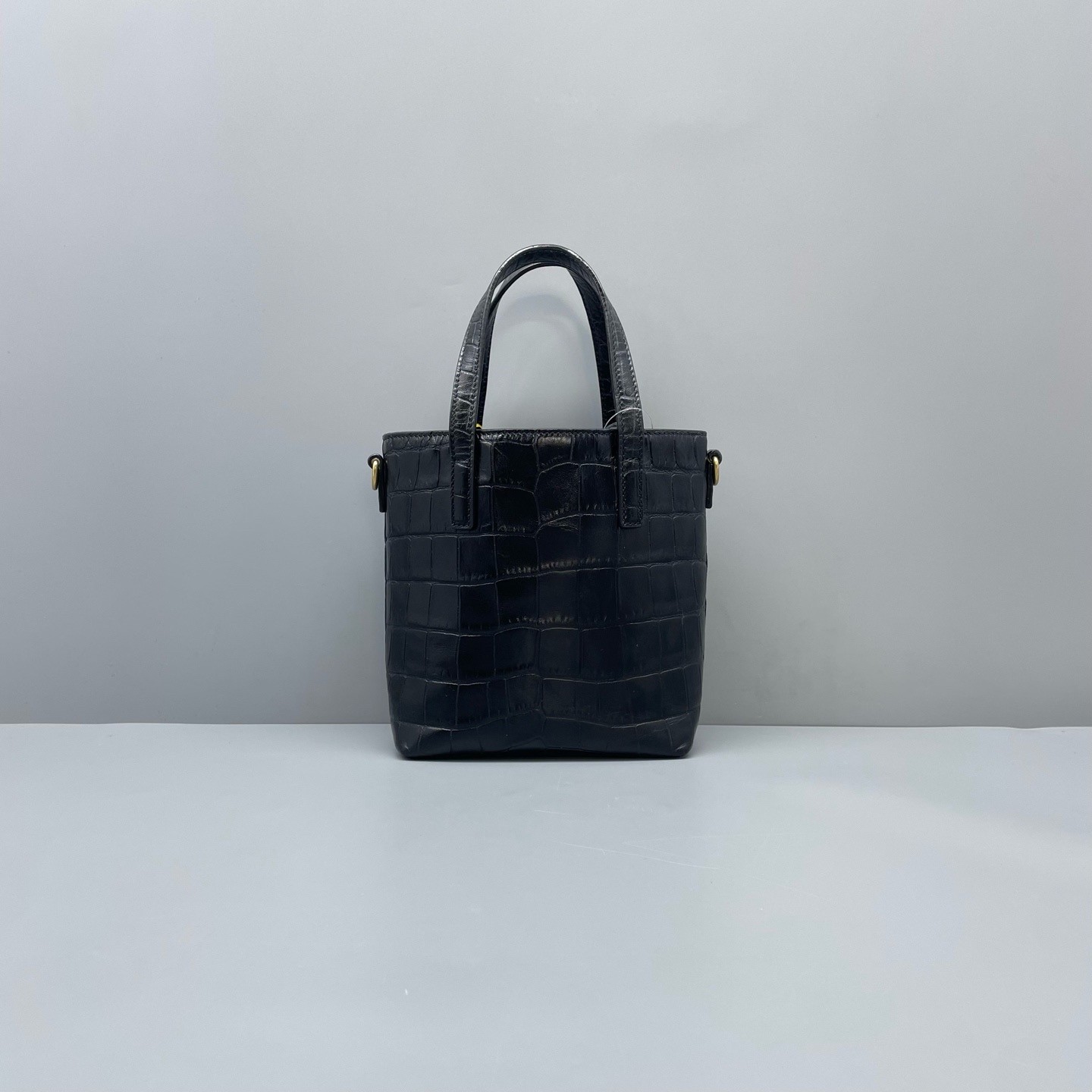 Saint laurent Pre-Owned Authentic Tote Black 16*17*6cm Free Tracked Shipping