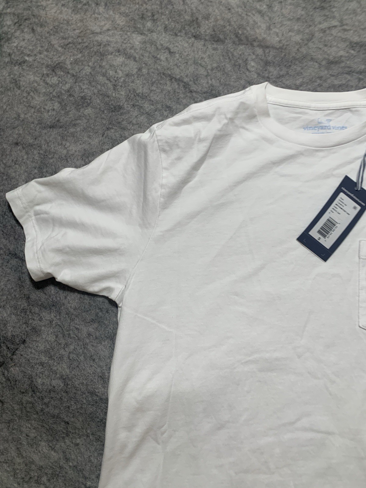 Vineyard Vines Men’s Short Sleeve Pocket T-Shirt White Size Small (S) – NWT