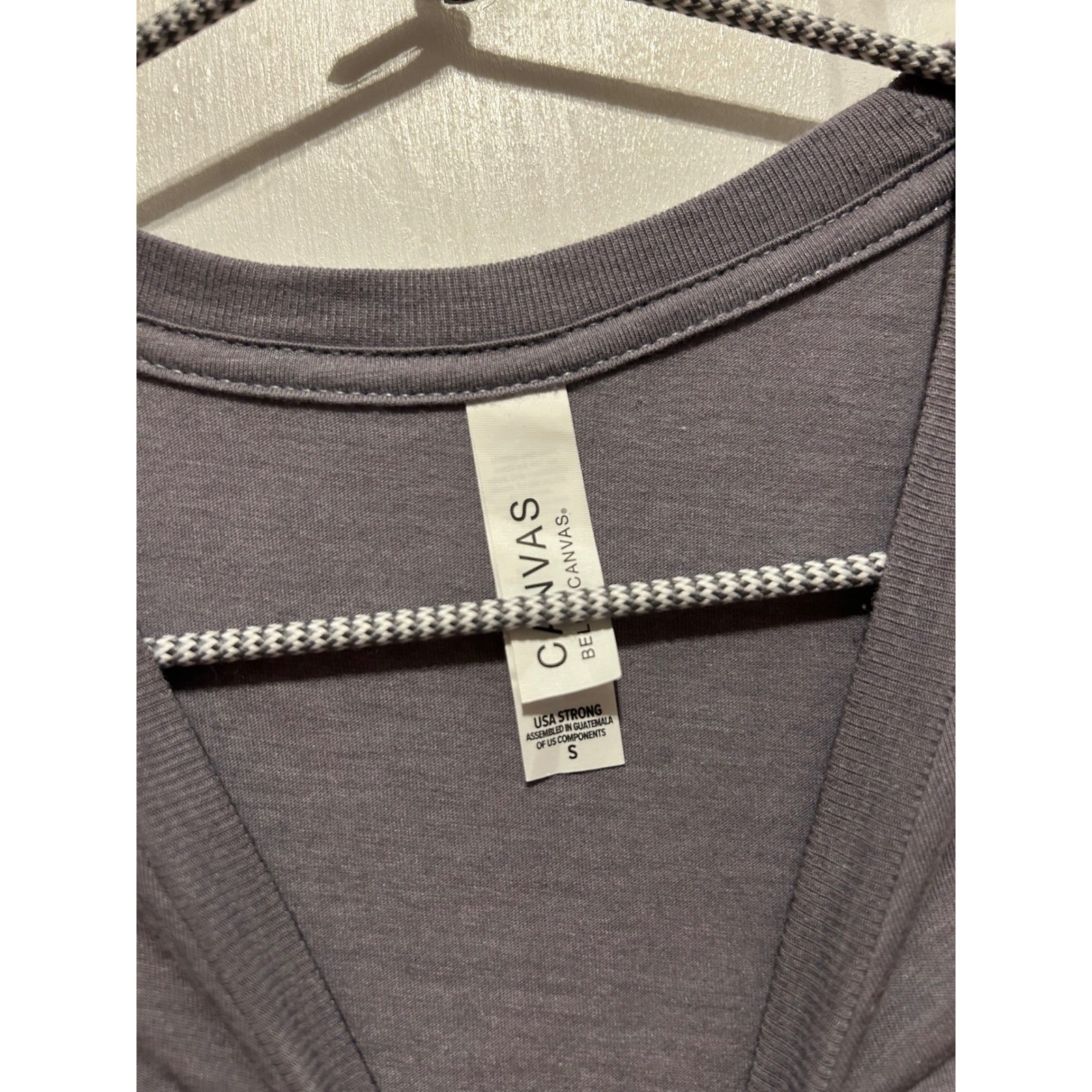 Bella Canvas Rocky Top Tennessee Graphic T-Shirt Gray Short Sleeve Small