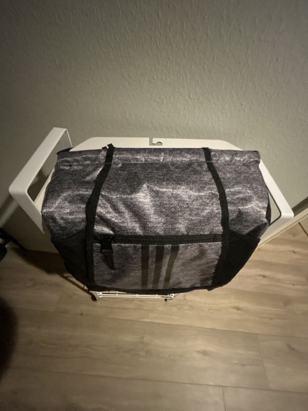 Adidas Alliance II Sackpack Drawstring Bag in Gray and Black